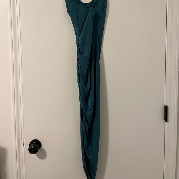 Asymmetrical teal dress from Windsor - Picture 4 of 4
